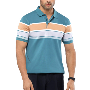 Chemises polo pour hommes en tissu confortable, couleur unie, 100% coton, nouveau design, respirantes, t-shirts polo pour hommes - Product Image 6