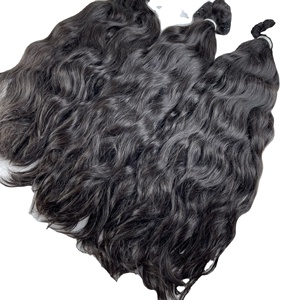 Cabello Humano Vietnamita 100% Natural de Doble Trama, Ondulado, Sin Enredos, Color Negro Natural, de Alta Calidad y Más Vendido - Product Image 2