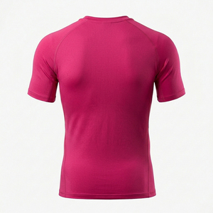 T-shirt de compression pour homme, manches courtes, coupe ajustée, léger, séchage rapide, respirant, vêtements de sport pour la salle de sport, entraînement, t-shirt de compression - Product Image 2