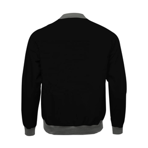 เสื้อแจ็คเก็ตบอมเบอร์สำหรับผู้ชาย ทนทานต่อทุกสภาพอากาศ - ผ้าฝ้าย 100% ระบายอากาศได้ดี พร้อมซับในบุใยโพลีคอตตอนหนานุ่ม - Product Image 4
