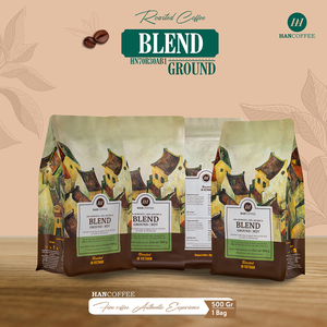 Vietnamese Coffee Traditional Robusta Arabica blend 70%30% coffee whole bean coffee Customizable OEM/ODM Packed in Bag 1 kg - Product Image 5