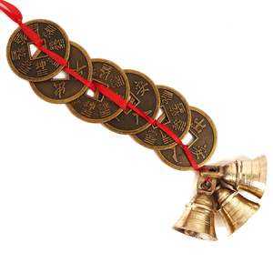 Pièces de monnaie Vastu en laiton pur pour l'énergie positive, la prospérité et le succès, décoration spirituelle pour Pooja et Feng Shui - Product Image 6