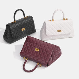 Bolso de Mano de Cuero Genuino de Primera Calidad para Mujer, Bolso de Hombro de Moda, Bolso de Lujo con una Sola Correa, Capacidad de 1L, Directo de Fábrica - Product Image 3