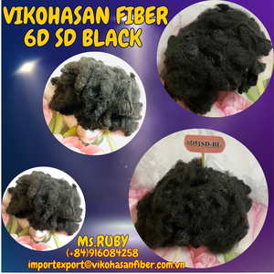 ซัพพลายเออร์จากเวียดนาม Vikohasan จำหน่ายเส้นใย PSF 6D SD สีดำแบบแห้ง และเส้นใย GRS สำหรับทำผ้าไม่ทอ ผ้าโพลีเอสเตอร์ และผ้าจีโอเท็กซ์ไทล์ - Product Image 5