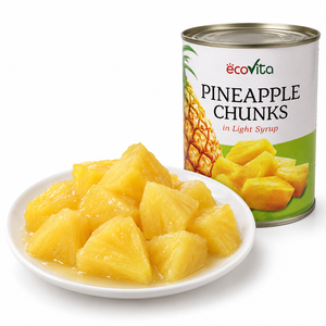 Fabricante Vietnamita Suministra Trozos de Piña Enlatados de Primera Calidad en Almíbar Ligero, Empacados en Lata A10 - Product Image 1