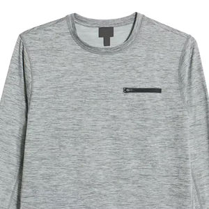 เสื้อยืดแขนยาวผู้ชาย ผ้าฝ้าย 100% คอกลม แห้งเร็ว เป็นมิตรกับสิ่งแวดล้อม รับสั่งพิมพ์ลาย  จัดส่งตรงจากโรงงาน - Product Image 6