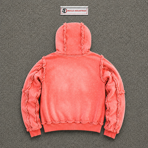 Sweat-shirt à capuche zippé rose oversize pour homme, motif 'Truth' imprimé, en molleton décontracté, avec poche avant à logo, pour l'automne - Product Image 6