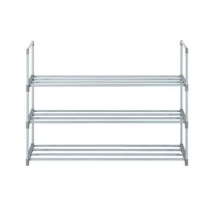 Set di 3 Mensole Galleggianti di Lusso in Stile Rustico, in MDF Bianco, per Esposizione e Conservazione di Piante, per Soggiorno e Cucina, con Struttura in Metallo Durevole e PVC - Product Image 2