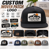 Casquette de baseball personnalisée à 5 panneaux avec logo tissé, casquette snapback à cordon, vente en gros, fabricant vietnamien, OEM ODM, couvre-chef en sergé de coton