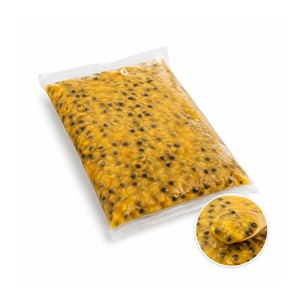 Vietnam Manufacturer Supply Hot Sale Competitive Price Frozen Passion Fruit Without Seeds <b>Packed</b> in 2kg Bag - Product Image 1