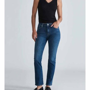 Jeans Bootcut Décontractés Respirants Taille Moyenne Coupe Droite en Denim Premium pour Femme – Vente en Gros, Personnalisables OEM/ODM, Direct Usine, Tendance - Product Image 1
