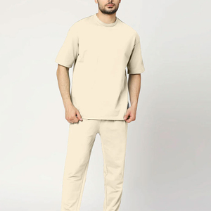 Conjunto de Camiseta y Pantalones Cortos para Hombre al por Mayor, Económico, Verano, Manga Corta, Transpirable, Informal, para Correr, a la Moda - Product Image 4