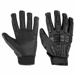 Gants de mécanicien en cuir synthétique Amara, doublure en polaire, protection industrielle robuste, protection des mains, gants injectés de TPR - Product Image 6