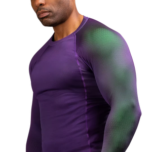 Nouveau Rashguard à manches longues en Spandex/Polyester, inspiré du Jiu-Jitsu, élégant et fonctionnel, pour hommes et femmes, vente chaude, OEM - Product Image 4