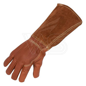 Gants Falcon en cuir durable, texture douce, doigts flexibles, imperméables, respectueux de l'environnement, sangle de poignet sécurisée, construction confortable - Product Image 2