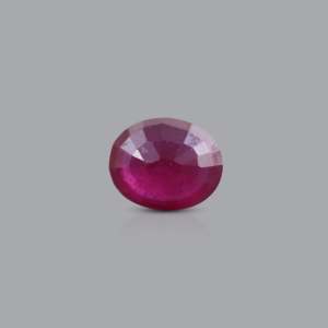 Premium 3.7 Carat Oval Cut Ruby Loose Gemstone for Fine Jewelry - Product Image 2
