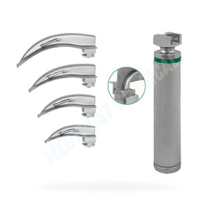 High Quality Stainless Steel <b>Electric</b> Laryngoscopes Set Custom Made Reusable Unique Style - Product Image 6