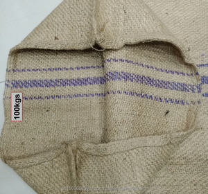 Sacs en toile de jute 100% naturels, écologiques et durables, capacité 50 kg, 37x22,5 cm, poids 650 g, absorbants l'humidité et respirants - Product Image 1