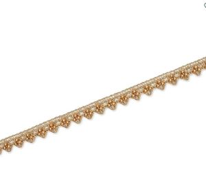 Tela de Encaje Bordado de Alta Calidad, Algodón y Poliéster, Borde de Encaje Floral para Vestido de Novia, Accesorios de Alta Costura - Product Image 6