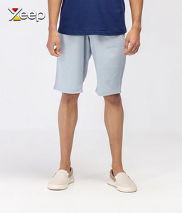 XEEP Customize Lightweight Solid Casual <b>Men</b> <b>Shorts</b> High Quality Quick Dry Breathable Drawstring Knitted Front OEM Service - Product Image 3