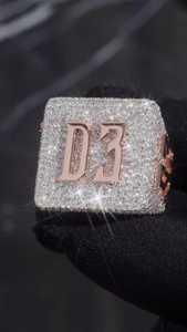 Custom Championship <b>Rings</b> for Men 925 Sterling <b>Silver</b> Lab Grown Diamond Iced Out Hip Hop <b>Ring</b> VVS Diamond <b>Statement</b> Jewelry Gift - Product Image 6