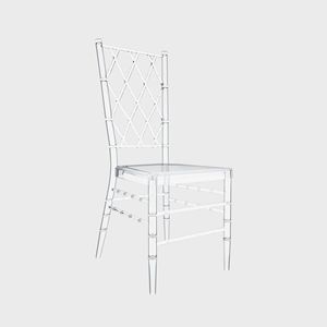 Sedia in Bambù Trasparente Semplice ed Elegante per Matrimoni e Feste - Zhuge-4 - Product Image 4