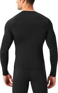Men's Slim Fit Compression Long Sleeve Performance Shirt Premium Quick Dry Eco-Friendly Spandex/Polyester Base <b>Layer</b> <b>Top</b> - Product Image 2