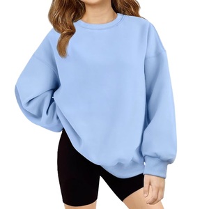 เสื้อสเวตเชิ้ตคอกลมทรงทันสมัยและพอดีตัว สีพื้น สำหรับผู้ชาย ทรงปกติ ผ้าถัก ส่งออกจากบังกลาเทศ - Product Image 1