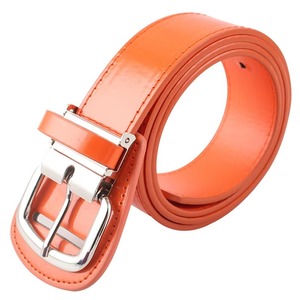 OEM Custom Genuine Leather Alloy High Strength Pin Baseball Softball <b>Belt</b> Non <b>Elastic</b> Adjustable Sports Uniform for Youth Adult - Product Image 3