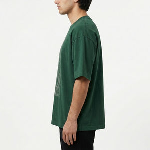T-shirt de sport pour homme, collection été, manches courtes, 100% coton, léger, respirant, séchage rapide, écologique, vêtements de sport - Product Image 5
