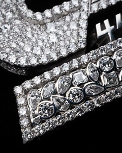 Men Hip Hop Jewelry Personalized Custom VVS Moissanite Letter <b>Pendant</b> Iced Out 925 Sterling <b>Silver</b> Rapper <b>Initial</b> Name <b>Pendant</b> - Product Image 6