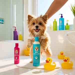 Acondicionador suave para mascotas con aroma a geranio Rosa dulce, loción rica en proteínas para abrigo, piel brillante, suavidad, producto para el cuidado de mascotas - Product Image 2