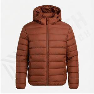 Vente en gros de vestes d'hiver à bulles de haute qualité avec logo personnalisé nouveau style manteau bouffant avec poches imprimées en duvet et en tissu - Product Image 2