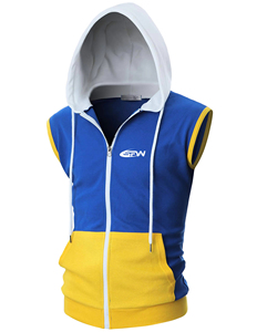 Sweat à capuche pour homme, 240 g/m², en polyester/coton, imperméable, respirant, brodé, imprimé, sans cordon, uni, pour l'extérieur - Product Image 3