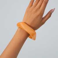 Bracelet manchette géométrique en résine turquoise unisexe, bijou de mode décontracté et sportif, accessoire de déclaration pour soirée