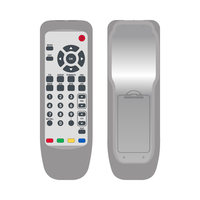 Télécommande universelle pour décodeur Bontech RC-44 IR avec garantie de qualité, piles AAA incluses, max. 44 boutons, portée de contrôle >10m