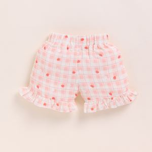 Organic <b>Muslin</b> Jabla Set for <b>Baby</b> Premium Quality Strawberry-Print Clothing - Product Image 5