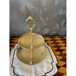 Soporte para pasteles de 3 niveles, económico, dorado, apto para lavavajillas, de calidad alimentaria, premium, para bodas, aniversarios, fiestas, decoración de mesa. - Product Image 3