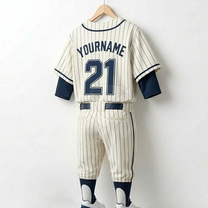 Uniforme de baseball flexible en tissu léger, design respirant, matière anti-transpiration, parfait pour l'entraînement et les matchs - Product Image 3