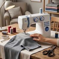 Vente d'usine VMA, machine à coudre portable multifonctionnelle à 24 points pour la maison, petite machine à coudre pour vêtements