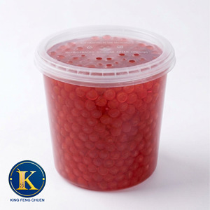 ลูกบอลรสสตรอว์เบอร์รี 3.4 กก. แบบแตกในปาก สำหรับชานมไข่มุก ผลิตในไต้หวัน - Product Image 3