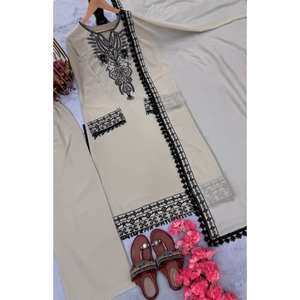 Ensemble haut et bas pour femmes, vêtements de soirée, avec un magnifique dupatta - Product Image 4