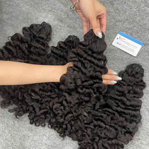 Extensiones de cabello natural rizado al vapor, listas para enviar, cabello vietnamita virgen. - Product Image 2