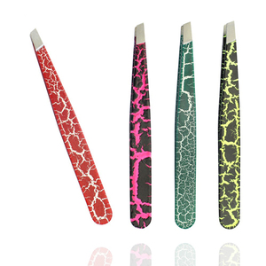 Pinzas profesionales para cejas con punta inclinada, de alta calidad, para depilar el vello facial y dar forma a las cejas, pinzas de belleza para cejas - Product Image 2