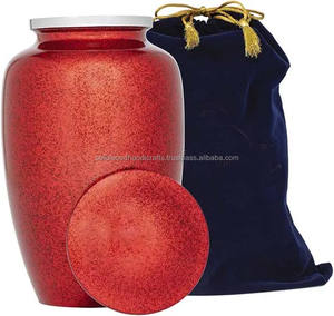 Urnes funéraires décoratives en laiton pour cendres adultes Urnes faites à la main pour urnes décoratives pour hommes et femmes Urnes funéraires - Product Image 2