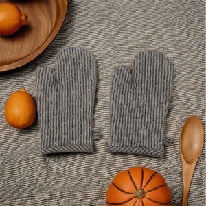 Guantes Nitten Elegantes Azul Marrón, Ajuste Cómodo, Algodón Ecológico, Secado Rápido, Duraderos, Transpirables, para las Cuatro Estaciones, Hasta la Muñeca, para el Hogar - Product Image 1