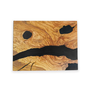 Planche à découper personnalisée en bois d'olivier de luxe Bold Blossom, écologique, résistante au lave-vaisselle, épaisseur 1,5 cm, pour la cuisine - Product Image 4