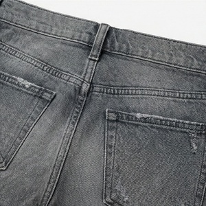 Shorts en jean élégants pour femmes, taille ajustée, déchirés, style estival décontracté, streetwear, couleur personnalisable, tenues chics - Product Image 5