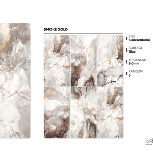 Azulejos de Porcelana con Superficie Adhesiva de Diseño Elegante, Formato Grande 600X1200, para Interiores Comerciales - Product Image 1
