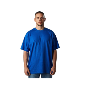 <b>Men's</b> Oversize Fit 100% Cotton O-Neck Short Sleeve Casual T-<b>Shirt</b>-Breathable Eco-Friendly Quick Dry Solid Color <b>S</b>-XL - Product Image 1
